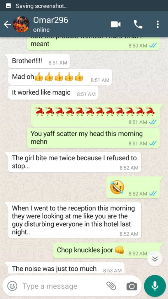 WhatsApp Testimonial 1