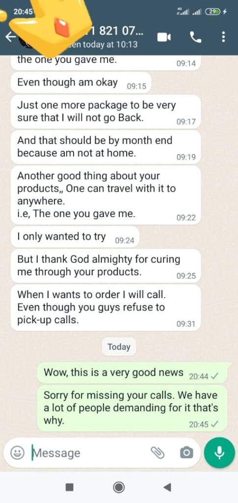 Whatsapp Testimonial 4
